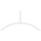 Ekena Millwork Archdale Architectural Grade PVC Gable Bracket, 96"W x 48"H x 2"D x 4"F, 12/12 Pitch GBP096X48X0204ARC00 - alternate 5